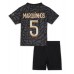 Paris Saint-Germain Marquinhos #5 Babykleding Derde Shirt Kinderen 2023-24 Korte Mouwen (+ korte broeken)